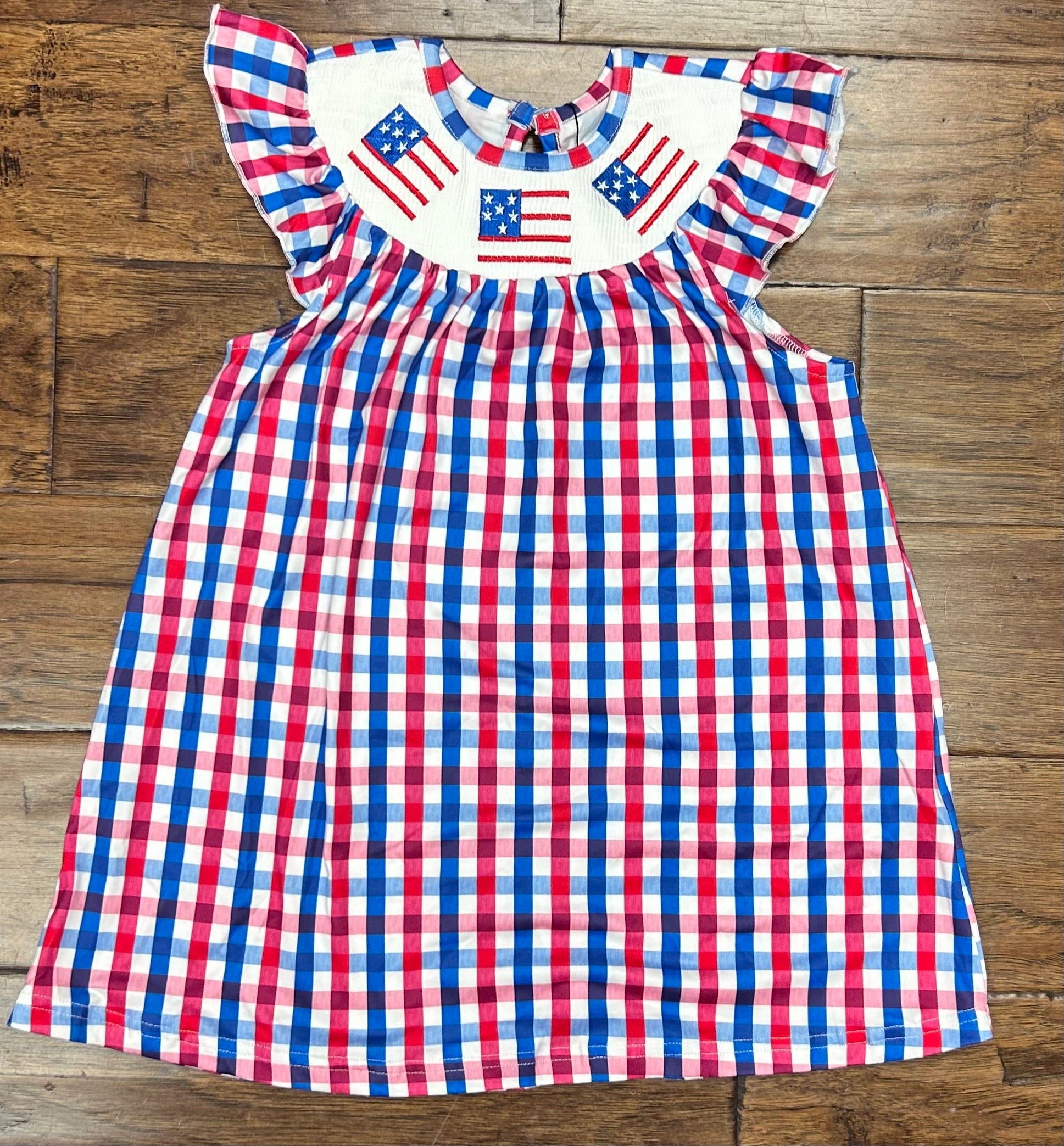 cute american flag dress Smocked Prom dresses Color:BLK_Black retail-sync 7 Secret Details Damsel ** The fit is