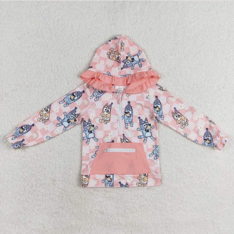 Pink Bluey Windbreaker Think Cute Kids